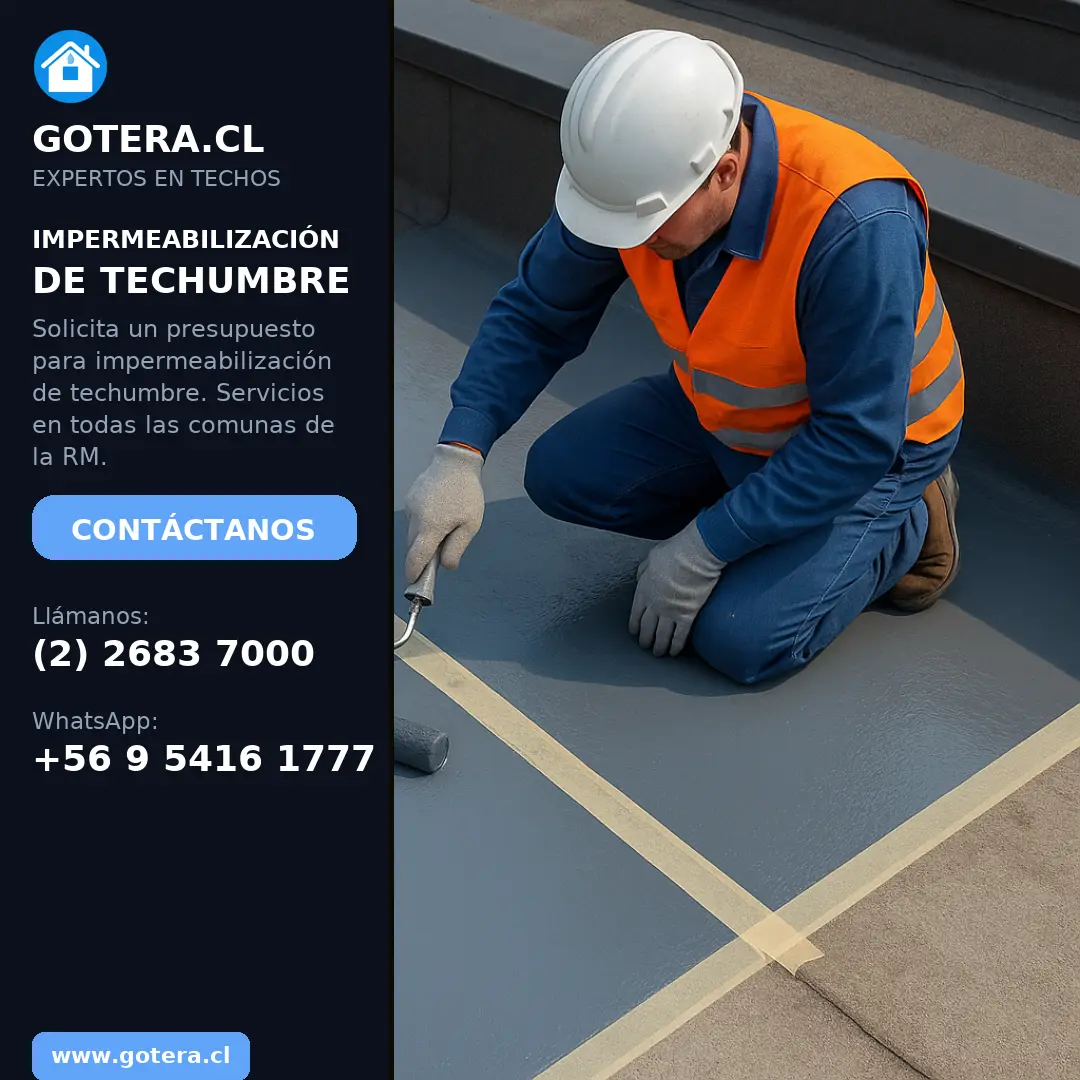 Limpieza de canaletas en Las Condes