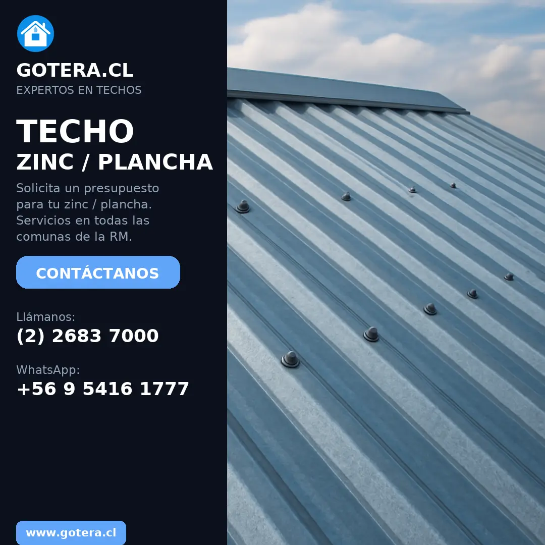 Construcción de techos en Las Condes